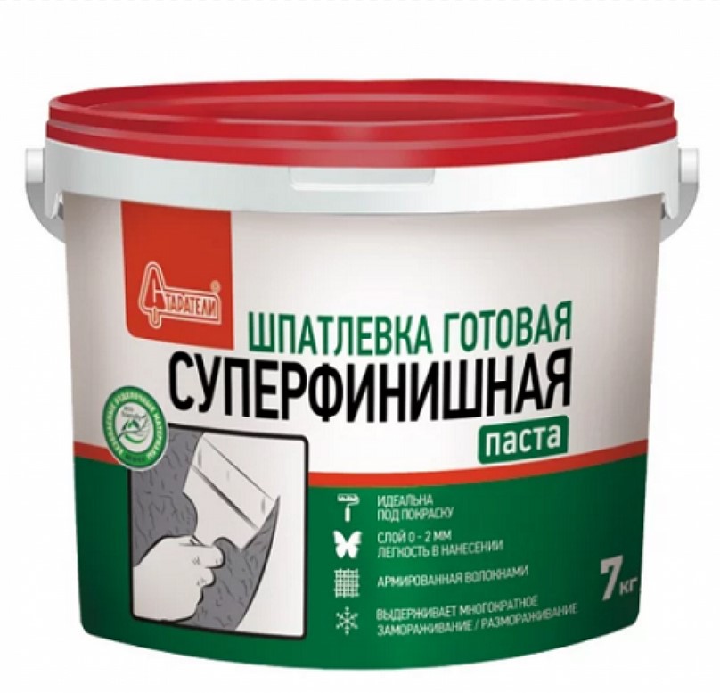 Шпатлёвка готовая СТАРАТЕЛИ суперфин 7 кг