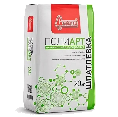 Шпатлёвка полимер ПОЛИАРТ старатели 20 кг