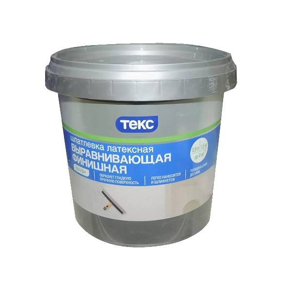 Шпатлёвка ТЕКС финишная выравнивающая 1,5кг