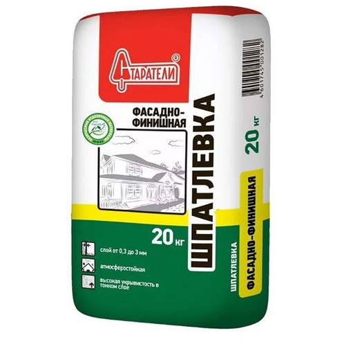 Шпатлёвка фасадно-финишная 20кг СТАРАТЕЛИ