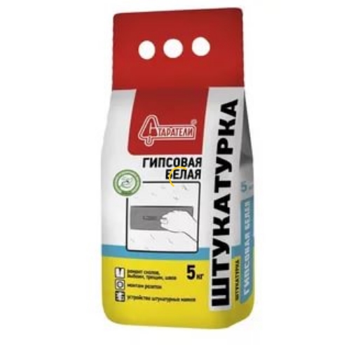 Штукатурка гипсовая бел. 5кг. СТАРАТЕЛИ
