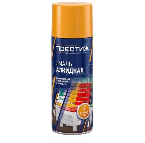 Эмаль аэрозоль ОРАНЖЕВАЯ Престиж