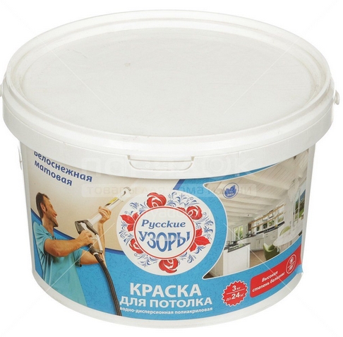 Краска В/Д Русские узоры  3кг д/пот