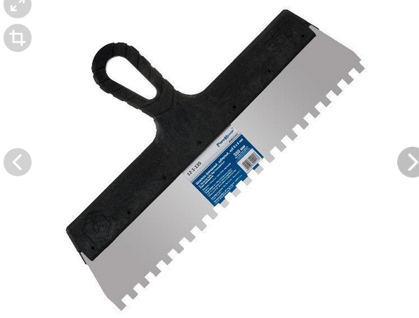 Шпатель Ормис зуб 250мм (12-1-118)