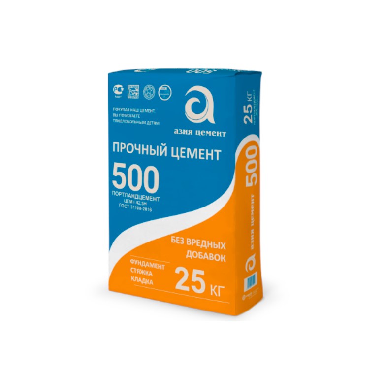 Цемент Азия Д-0  25кг М500
