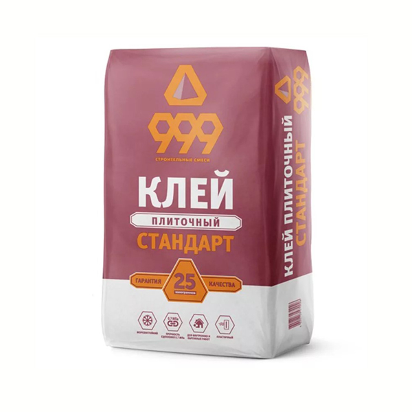 Клей плиточный 999 СТАНДАРТ 25кг