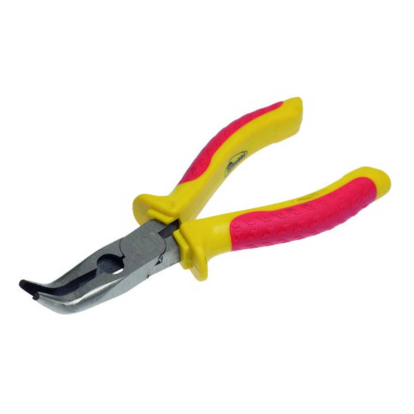 Тонкогубцы изогнутые 180мм 34-5-418 ОРМИС