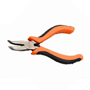 Тонкогубцы изогнутые BARTEX 115мм