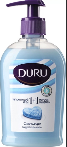 Жидкое мыло ДУРУ Увл крем и морские минералы 300 мл