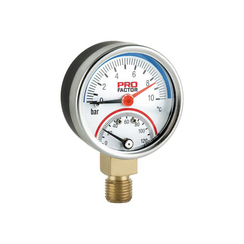 Термоманометр д53 радиал1/4 10бар 120*PF SG 870-10