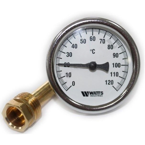 Термометр аксиал с гильзой 43мм д8-14 120С  РСВ-328494