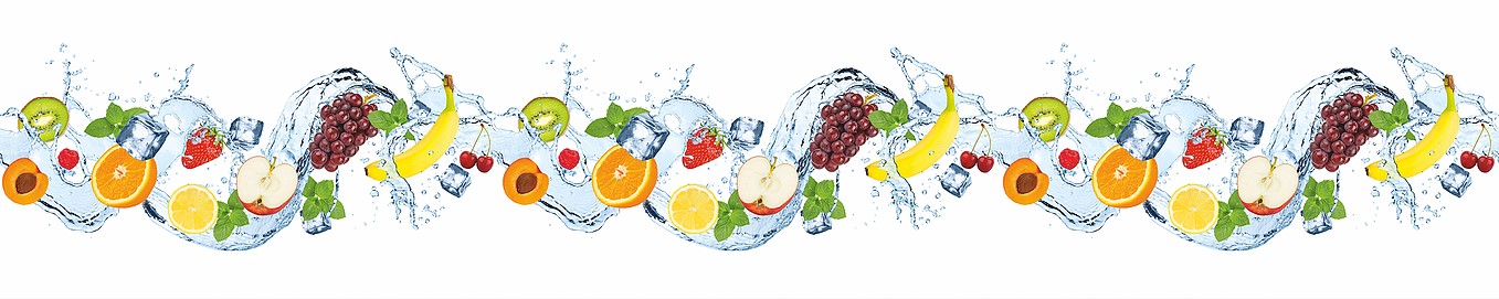 Фартук для кухни  ФРУКТЫ 0,6х3,0