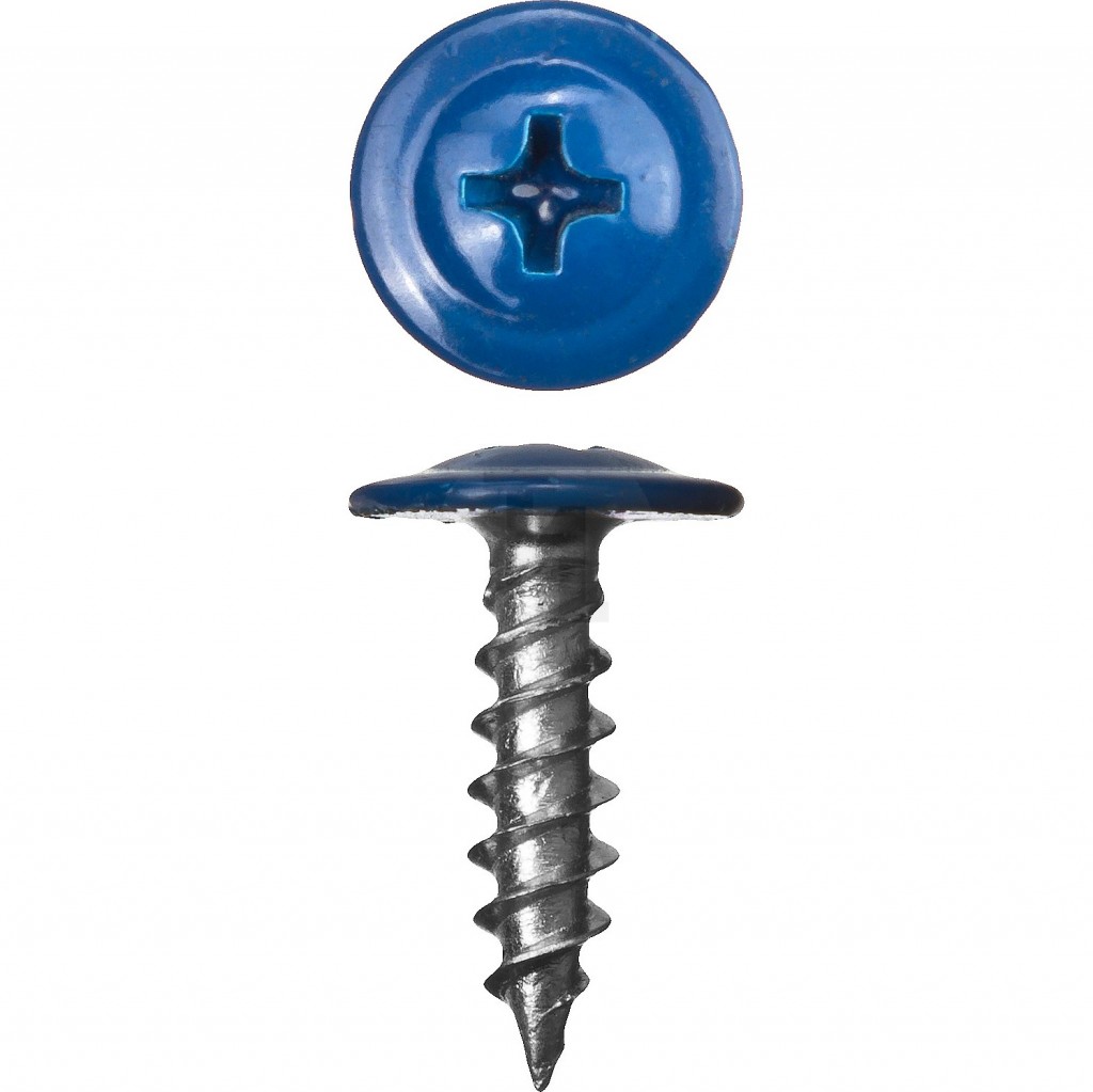 Саморез прессшайба 4,2*16 СИНИЙ