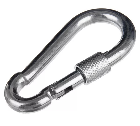 Карабин с фиксатором  д 8