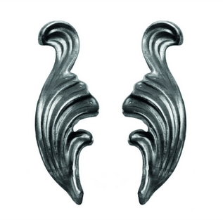 136/ 2 Листок штампованный 40х110х3мм