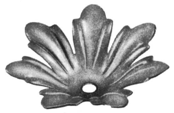 140/8 Цветок штампованный  д 39мм  т0,5мм