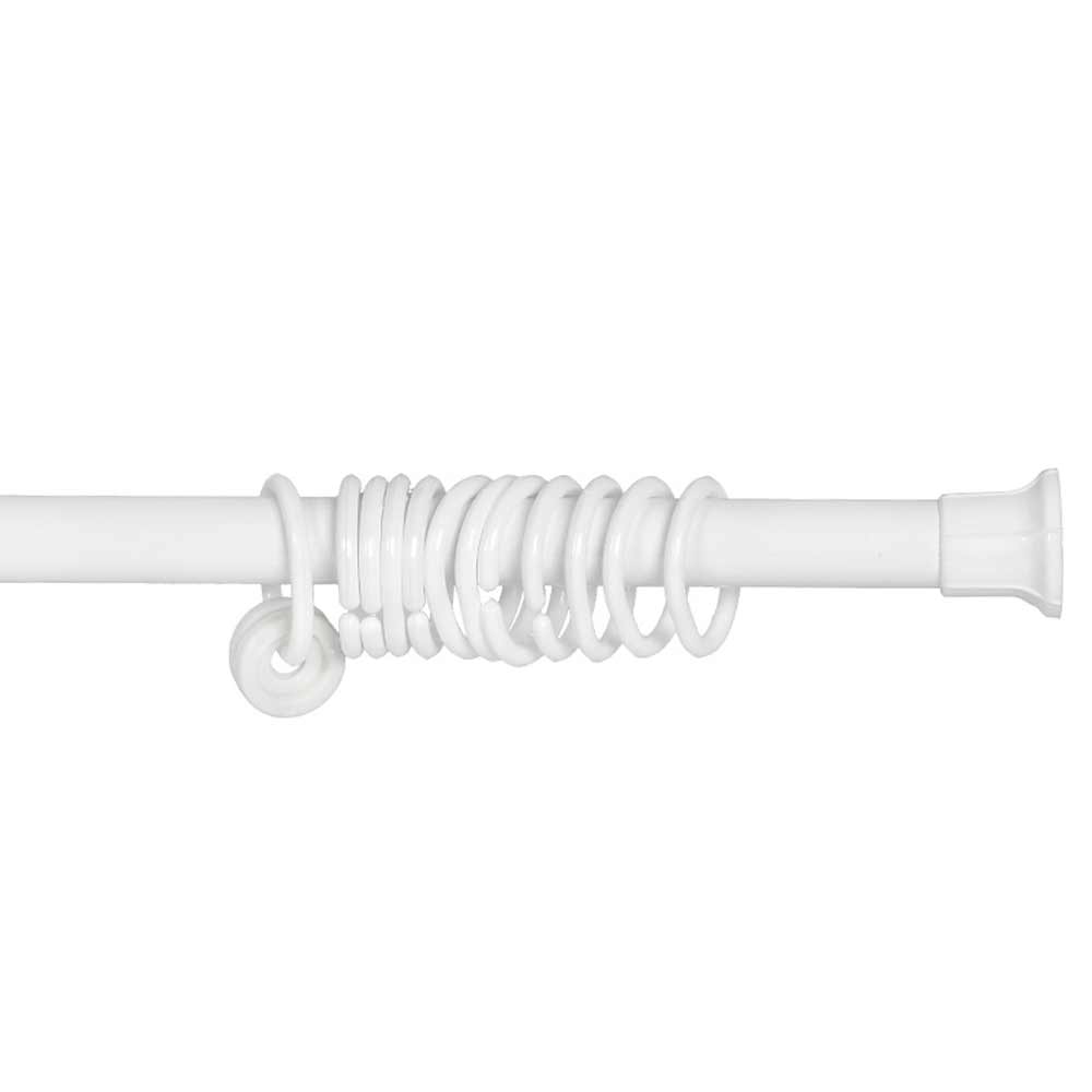 Карниз д/ванной белый 110х200см