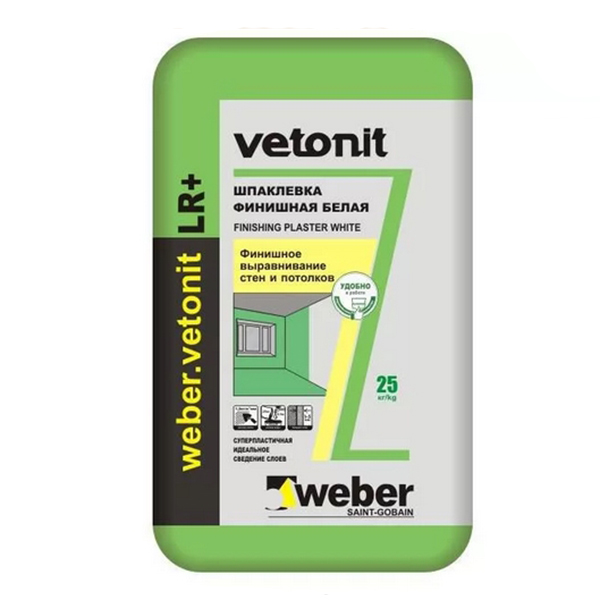 Шпатлёвка Ветонит LR+  25кг