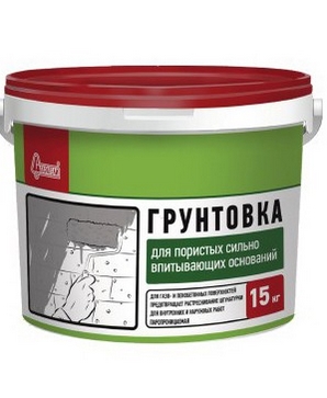 Грунтовка СТАРАТЕЛИ д порист сильн впит осн 15кг