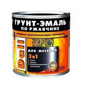 Грунт-эмаль DALI серая 0,75л