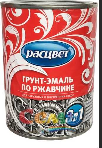 Грунт-эмаль РАСЦВЕТ серый 1,9кг