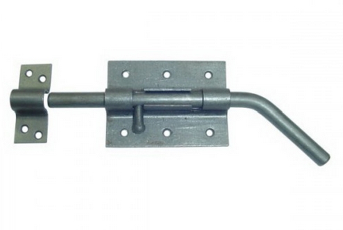 Засов гараж ЗГ-100 хром (40851)