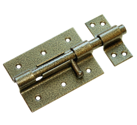 Засов дверной ЗД-80 бронза антик