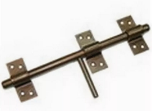 Засов универ ЗУ-250 медь антик (40897)