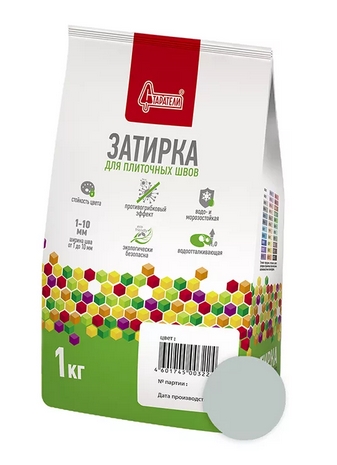Затирка Старатели серая 1кг 004