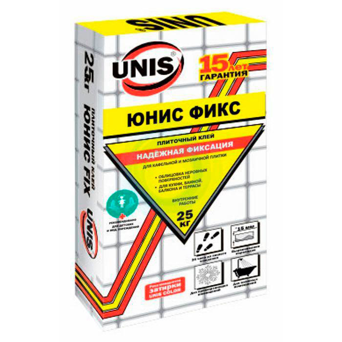 Клей плиточный ЮНИС FIX 25кг
