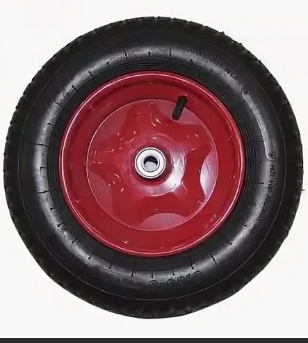 Колесо д/тачки 3.5*80 D16мм подшип РСВ-249374