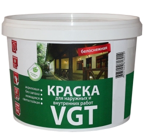 Краска В/Д ВГТ 15кг нар/внутр