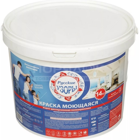 Краска В/Д Русские узоры 14кг интерьер