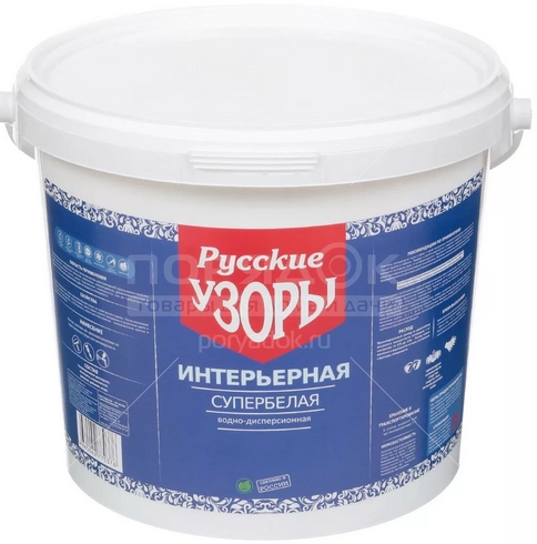 Краска В/Д Русские узоры  7кг интер