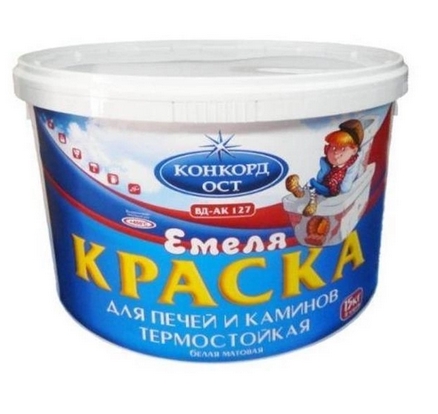 Краска для печей и каминов 3кг