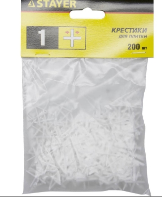 Крестики д/плитки 1мм (200шт) 3380-1