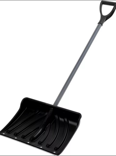 Лопата снег КРЕПЫШ мет/чер