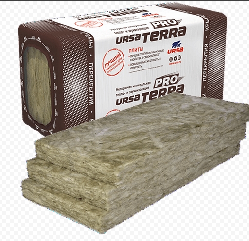 Мин вата УрсаТЕРРА 7,6м2 т.50(1.25м х0,61м х10шт)