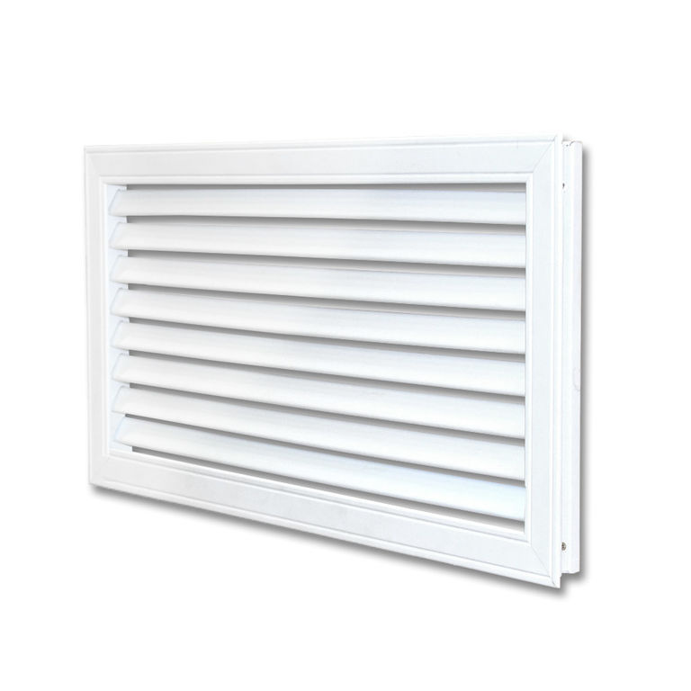 Радиаторная решётка белая (0,6х0,3) горизонт