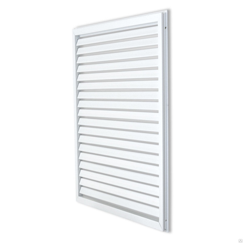 Радиаторная решётка белая (0,6х0,6)