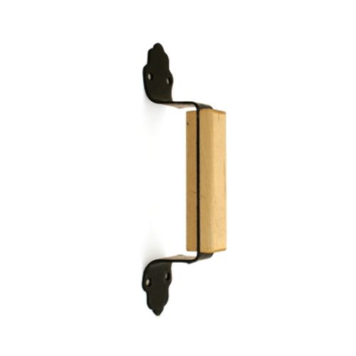 Ручка скоба РС 100 Пл с дер. наклад 40567