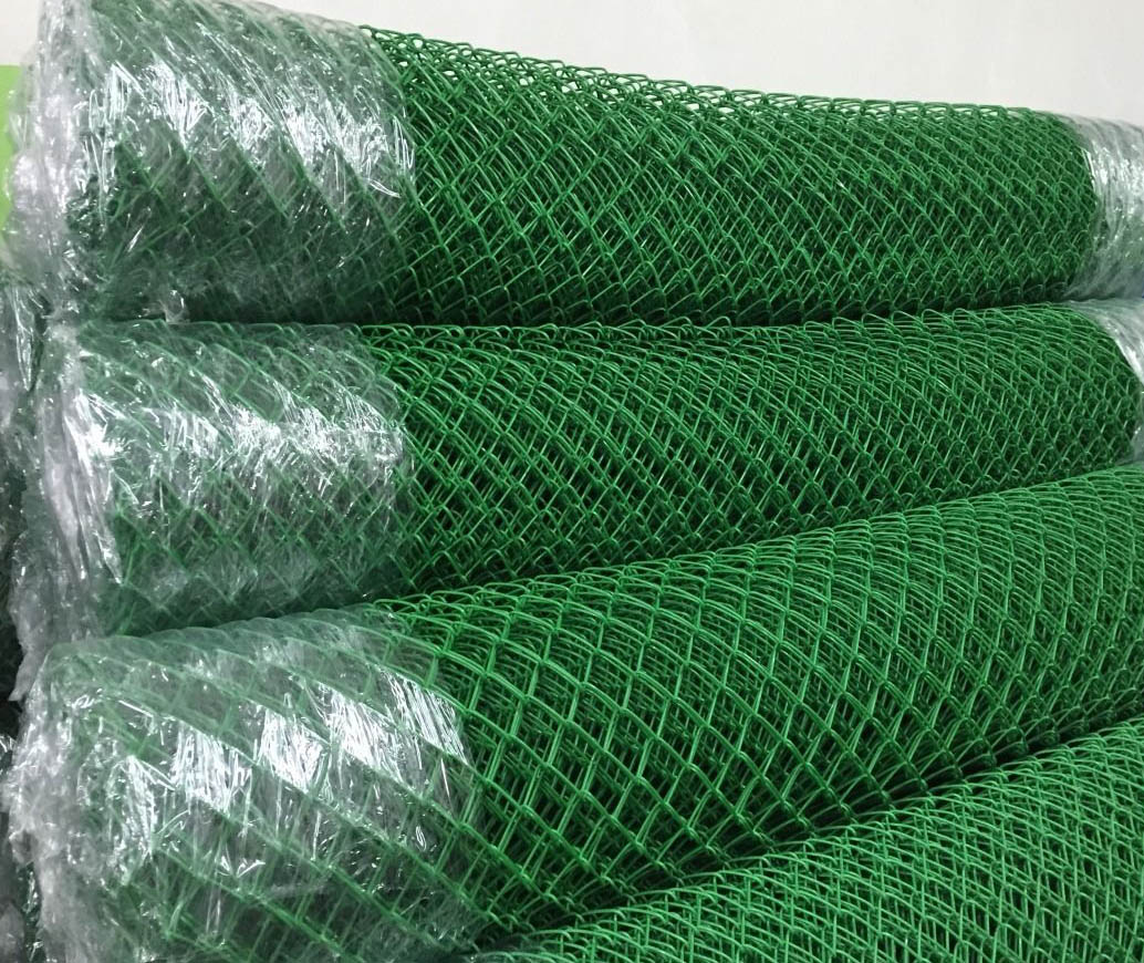 Сетка рабица ПВХ 10м зелён (50х50) 1.5м